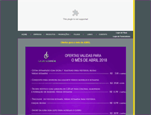 Tablet Screenshot of casasloanda.com.br